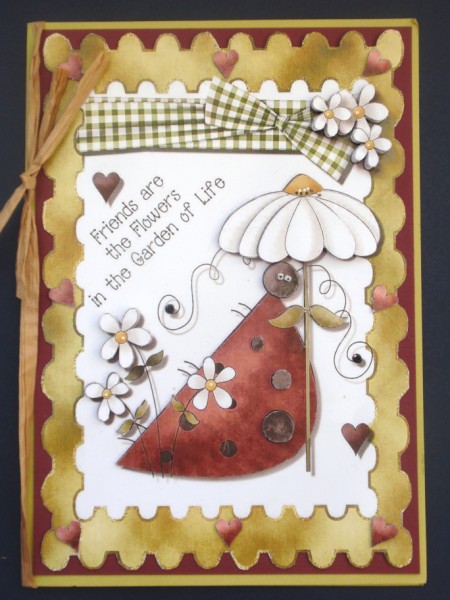 Friends Garden of Life Card Topper by Helen Jennings