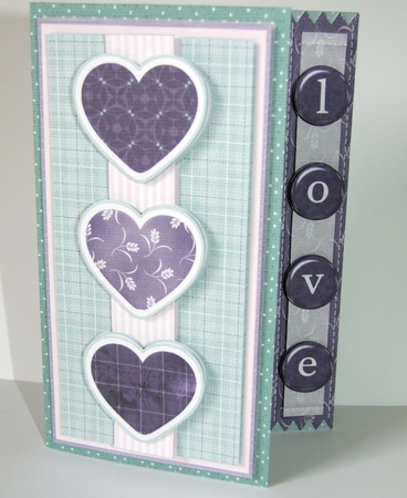 All of my Heart Asymmetric Card Kit by Helen Sunter