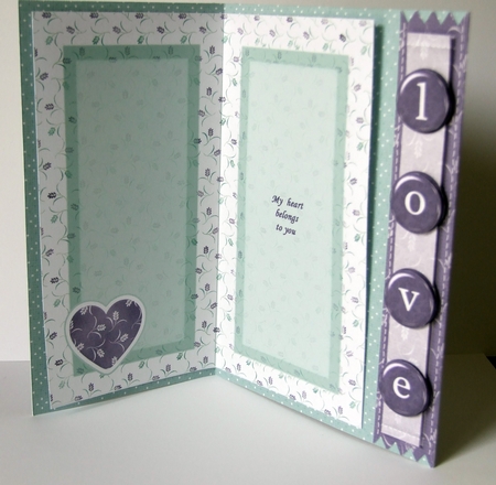 All of my Heart Asymmetric Card Kit by Helen Sunter