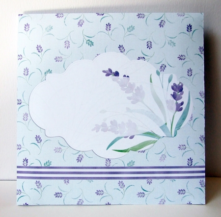 Lavender and Lace Heart Shaped Easel Card Kit You Are My Everything  by Helen Sunter