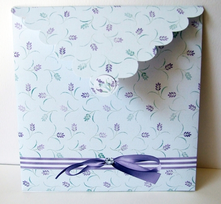 Lavender and Lace Heart Shaped Easel Card Kit You Are My Everything  by Helen Sunter