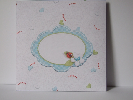 Lovebug 3D Decoupage Rounded Corner Card Kit Birthday, Anniversary, Valentine, Ladybird by Helen Sunter