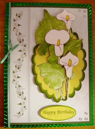 Floral in White by Helen Pinkney