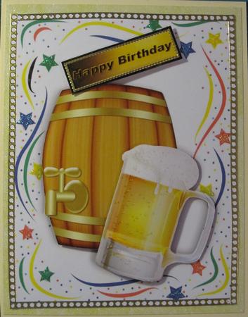 It's a Mans Thing! I'm Seeing Stars Lovely Pint of Beer by Helen Pinkney