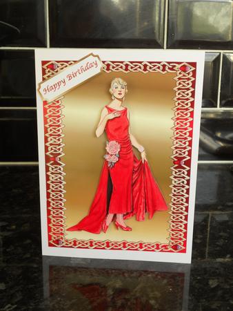 Red Diamonds Decoupage Featured Gallery Photo