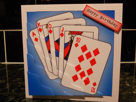 You're Ace!! Quick Card Wavy Corner Side Stacker by Helen Winter