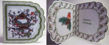 Robin Wrap Around Card by Helen Plant