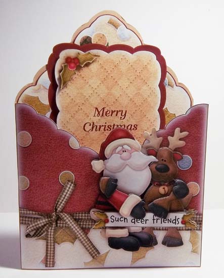 Such Deer Friends Envelope Style Card by Helen Plant