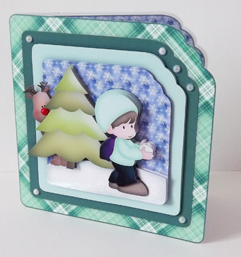 Who's Hiding Behind the Christmas Tree - Boy by Helen Plant