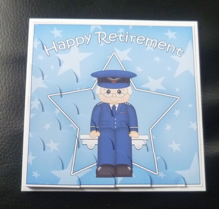 RAF Retirement Scallop Corner Side Stacker by Charlie Angel