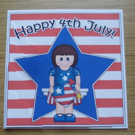 4th July Scallop Corner Side Stacker by Charlie Angel