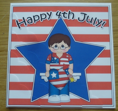 4th July Scallop Corner Side Stacker by Charlie Angel