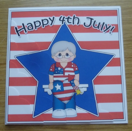 4th July Scallop Corner Side Stacker by Charlie Angel