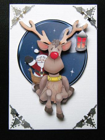 Rudolf Sleigh Doodles by Charlie Angel