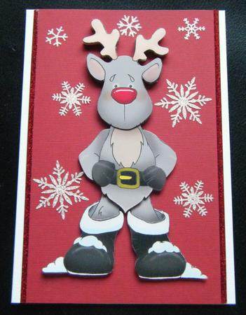 Santa Boots Doodles by Charlie Angel