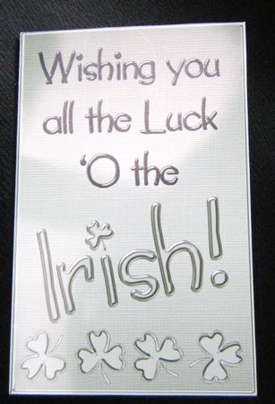 Luck 'o the Irish Lottery Wallet Card by Charlie Angel