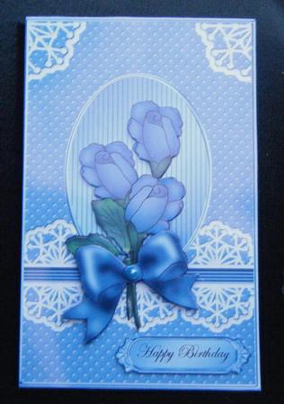 Roses and Lace Lottery Wallet Card by Charlie Angel
