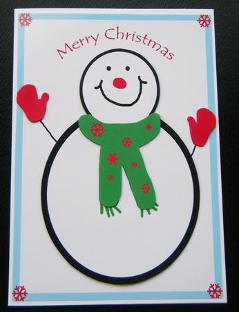 Freddy the Magical Snowman Step by Step Card by Charlie Angel