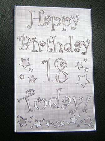18th Birthday Metallic Age Lottery or Gift Token Wallet Car by Charlie Angel