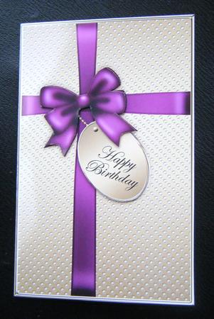 Elegant Gift Parcel Lottery Wallet Card by Charlie Angel