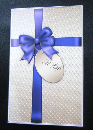 Elegant Gift Parcel Lottery Wallet Card by Charlie Angel