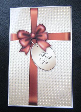 Elegant Gift Parcel Lottery Wallet Card by Charlie Angel