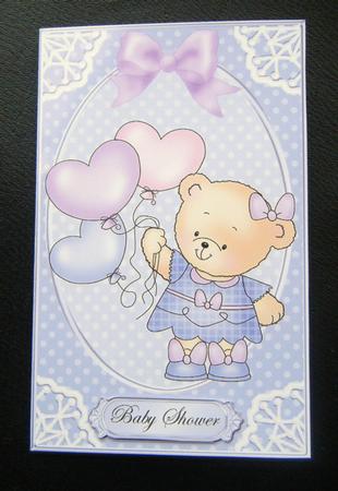 Rosie's Balloon New Baby Lottery Wallet Card by Charlie Angel
