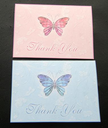 Butterfly Thank You - Notelet Cards by Charlie Angel