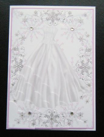 Winter Wonderland Wedding Corner Stacker Card by Charlie Angel