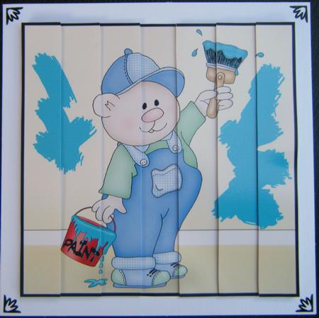 Men's DIY Quick Card with Side Stacker Topper by Charlie Angel