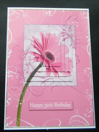 Pink Gerbera Swirl Pyramid by Charlie Angel