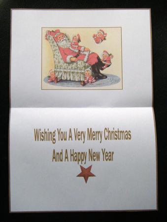 Christmas Santa & His Little Helpers Insert by Charlie Angel