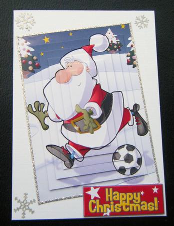 Football Santa Dude Pyramid. by Charlie Angel