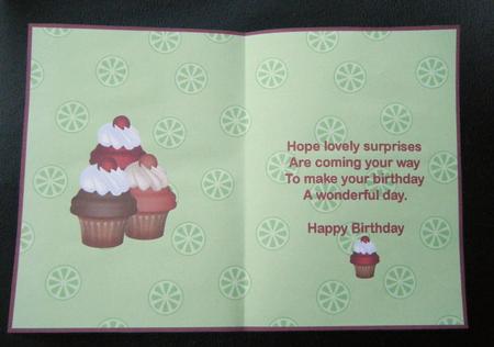 Cupcake Birthday Insert by Charlie Angel