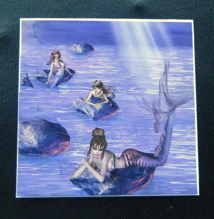 Fantasy Ocean Corner Stacker Card by Charlie Angel