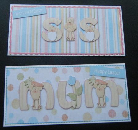 Create Your Own -  Easter Chick Word Card Kit by Charlie Angel