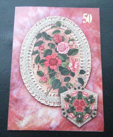 Vintage Floral 76, Roses by Charlie Angel