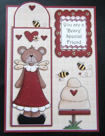 Beary Special Friend - Bookmark Pocket Card by Charlie Angel