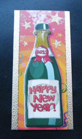 Happy New Year Large Vertical Dl. by Charlie Angel