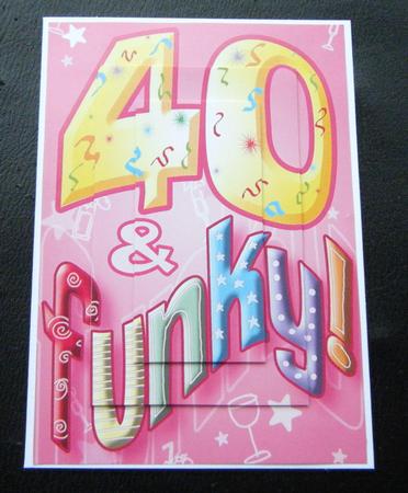 40 and Funky Age A4. by Charlie Angel