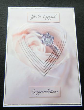 A4 Ring in a Rose Heart Pyramage Kit by Charlie Angel