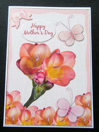 Freisa & Butterflies Mother's Day Card by Charlie Angel