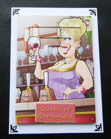 Barmaid of the Year! Inverted Pyramid. by Charlie Angel