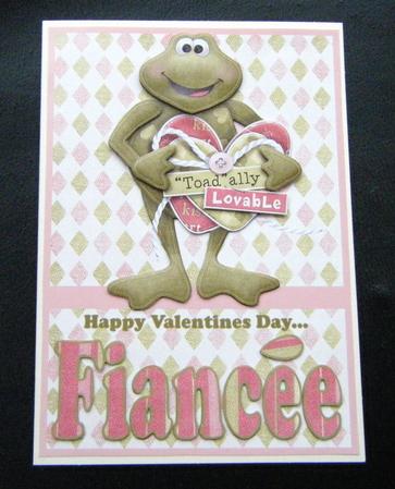 Toadally Yours! Happy Valentines Day Fiancee by Charlie Angel