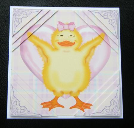 Love Chick Female Corner Stacker Card by Charlie Angel