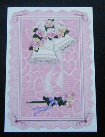 Lace & Roses Wedding Bells Topper by Charlie Angel
