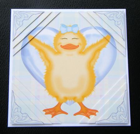 Love Chick Male Corner Stacker Card by Charlie Angel
