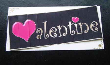 Dl Valentine with Side Stacker Topper by Charlie Angel