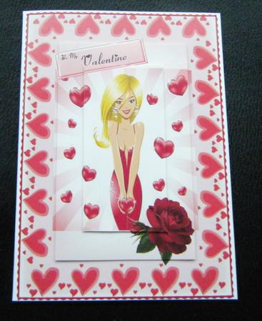 My Sweet Girl Valentine! A4 Topper by Charlie Angel