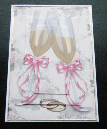 Pink Rose Wedding Toppers by Charlie Angel